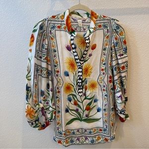 DIANE VON FURSTENBERG Syrah Floral Top